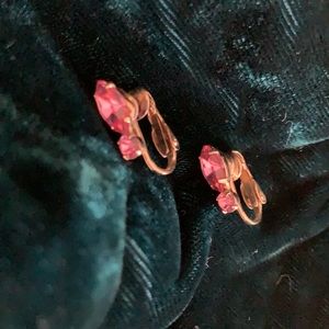 Vintage rhinestone earrings